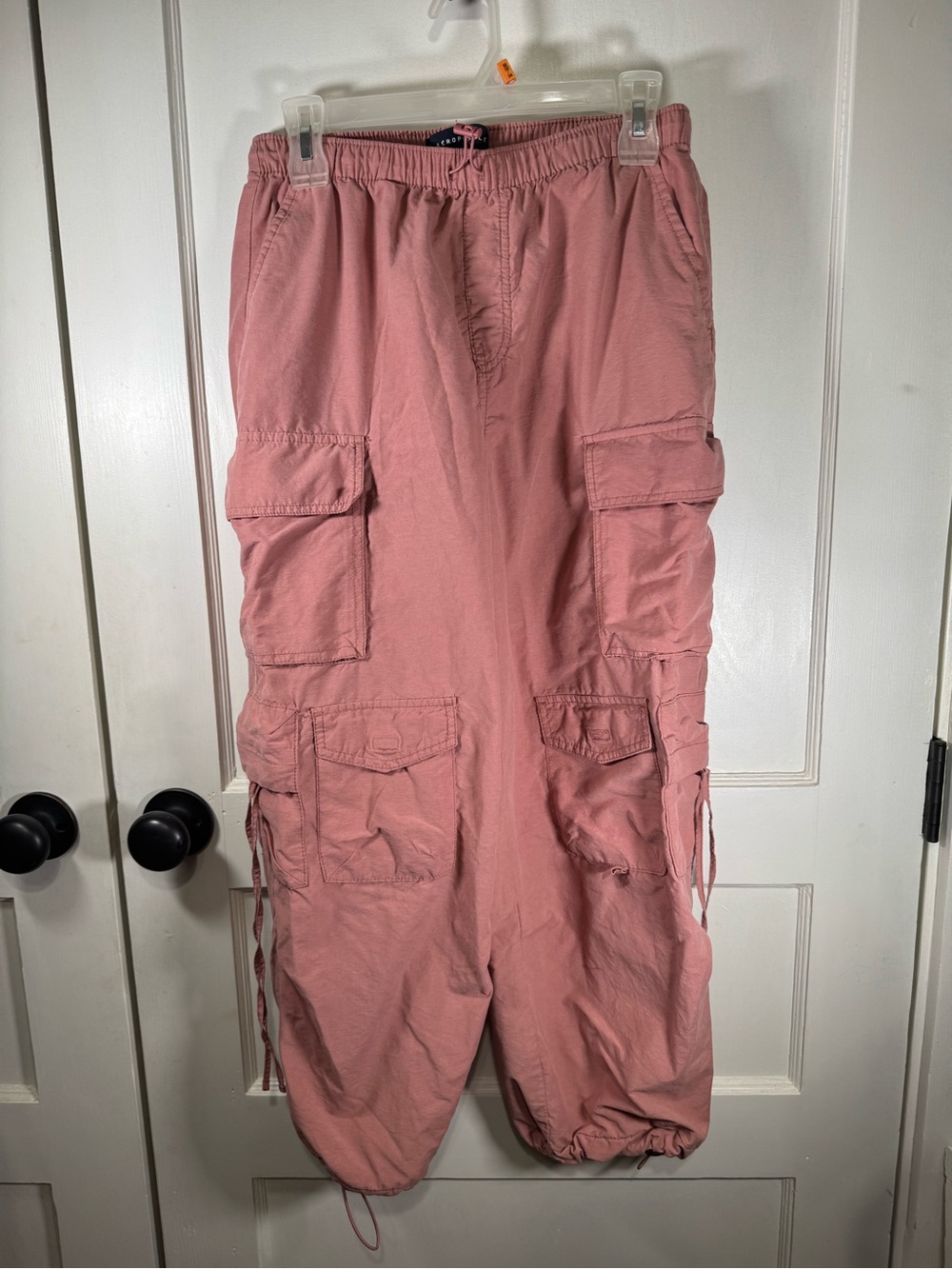 Aeropostale Women’s Cargo Pants in Dusty Rose Pink